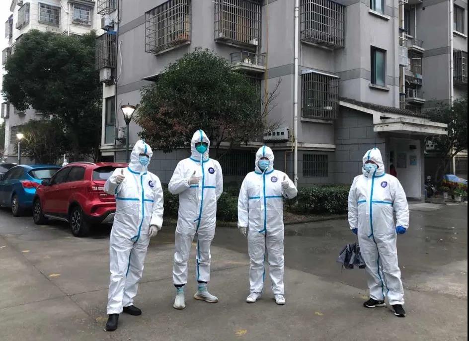 上虞加油市建设局14名党员干部奔赴抗疫一线